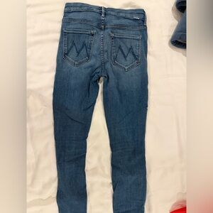 MOTHER Men's Slim Straight Jeans in Medium Blue Wash